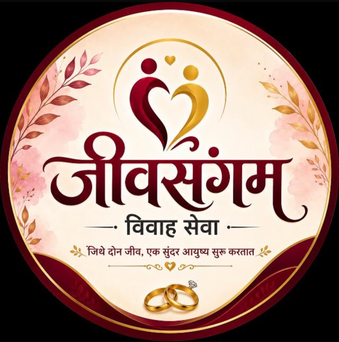 जीवसंगम विवाह सेवा लोगो